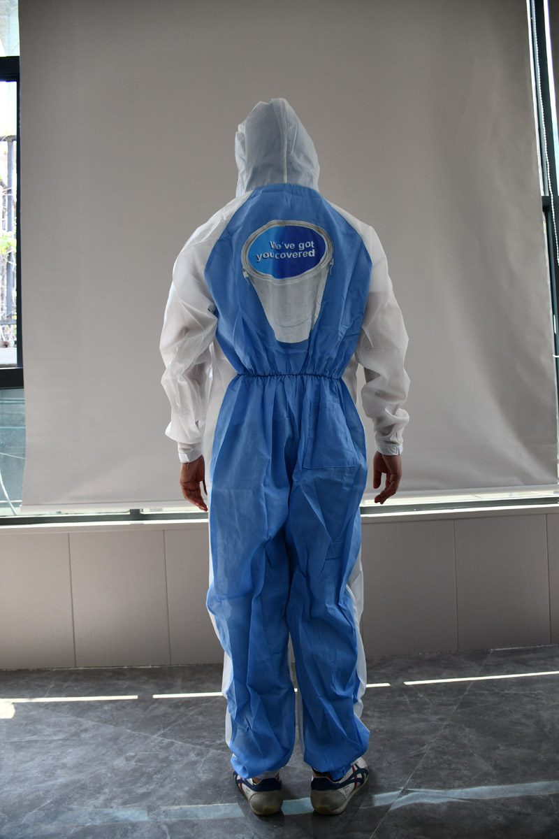 Disposable Microporous Breathable Protective Coverall Suit 2