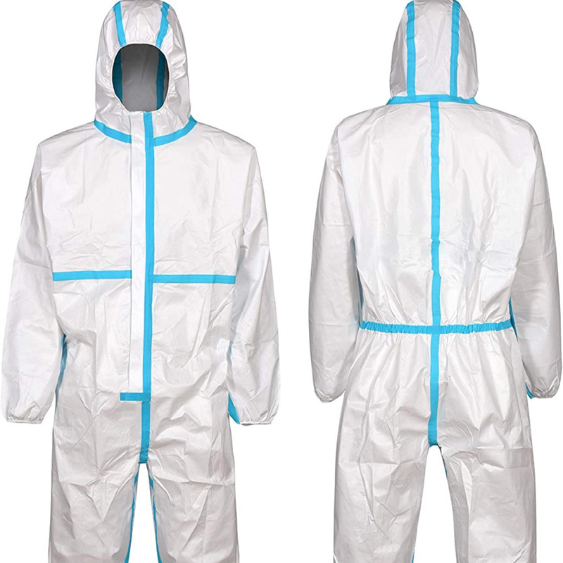 Disposable Microporous Breathable Protective Coverall Suit